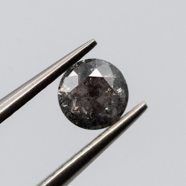 0.50ct Round Shaped Loose Salt & Pepper Diamond Malleable Jewellers