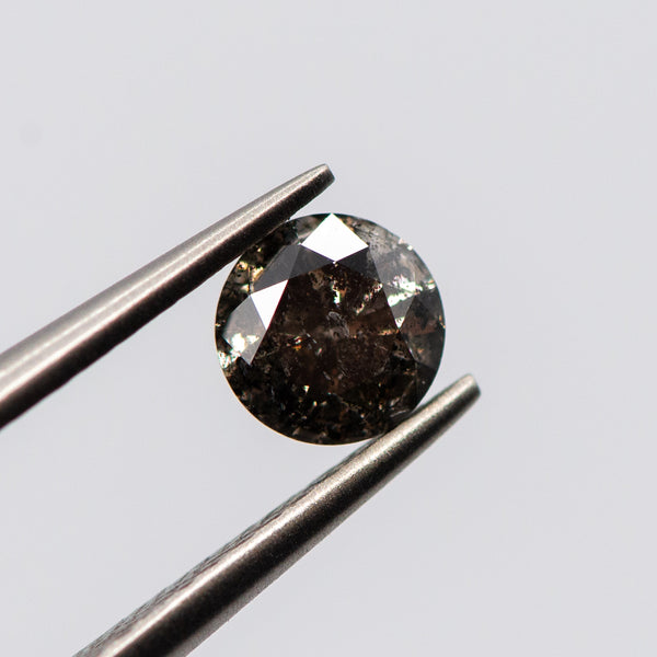 0.51ct Round Shaped Loose Salt & Pepper Diamond Malleable Jewellers