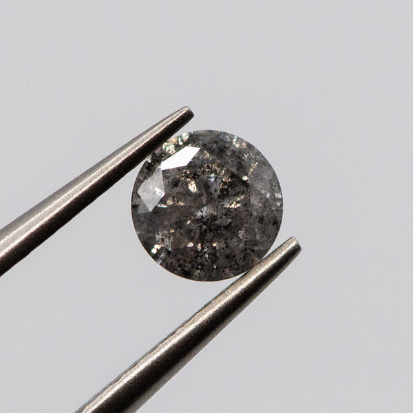 0.58ct Round Shaped Loose Salt & Pepper Diamond Malleable Jewellers