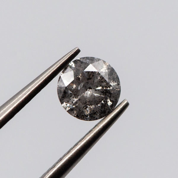 0.51 Round Shaped Light Grey Loose Salt & Pepper Diamond Malleable Jewellers