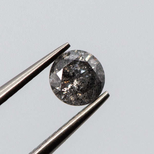 0.48ct Round Shaped Loose Salt & Pepper Diamond Malleable Jewellers