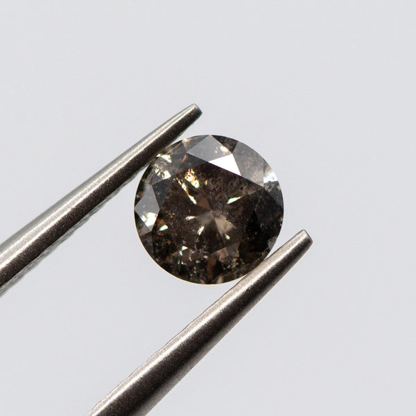0.60ct Round Shaped Loose Salt & Pepper Diamond Malleable Jewellers