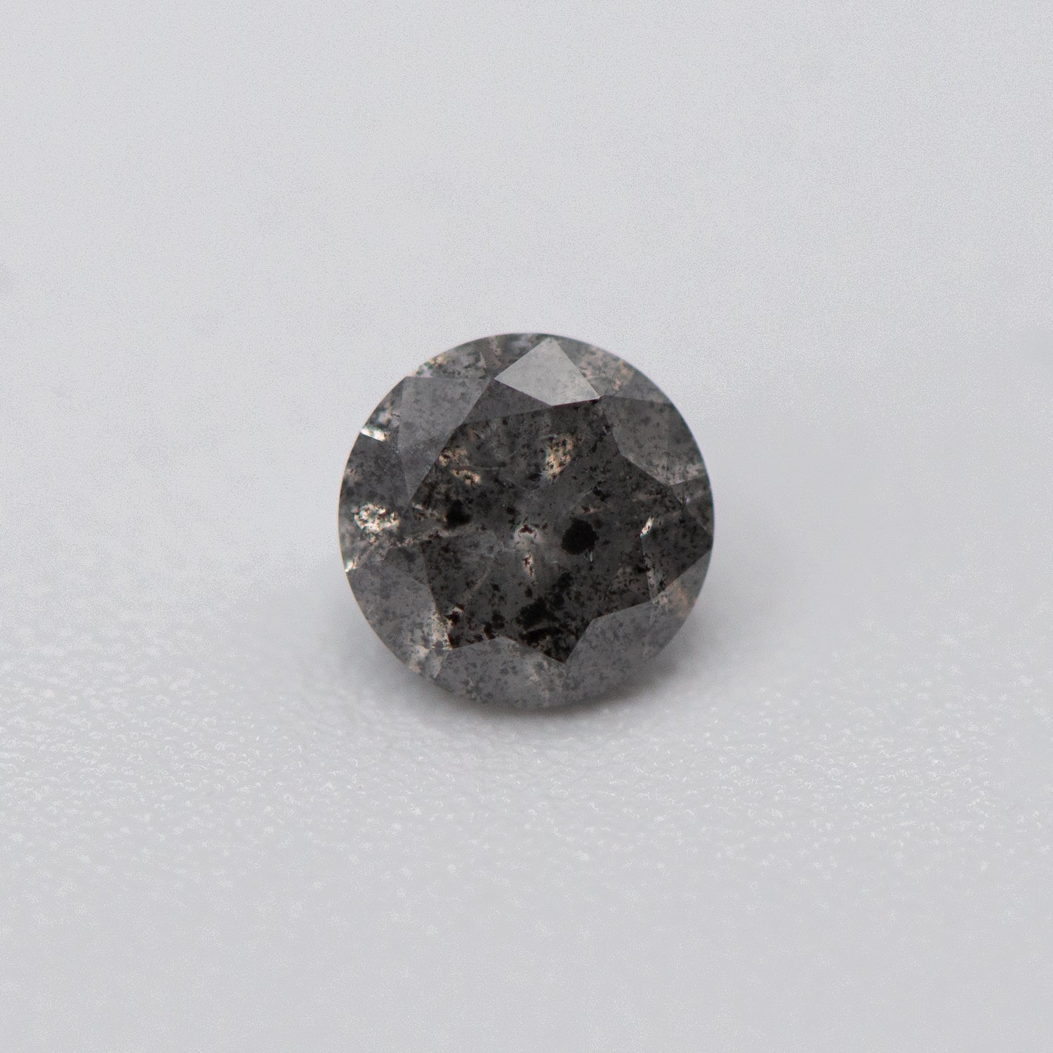 0.51ct Round Shaped Milky Grey Loose Salt & Pepper Diamond Malleable Jewellers