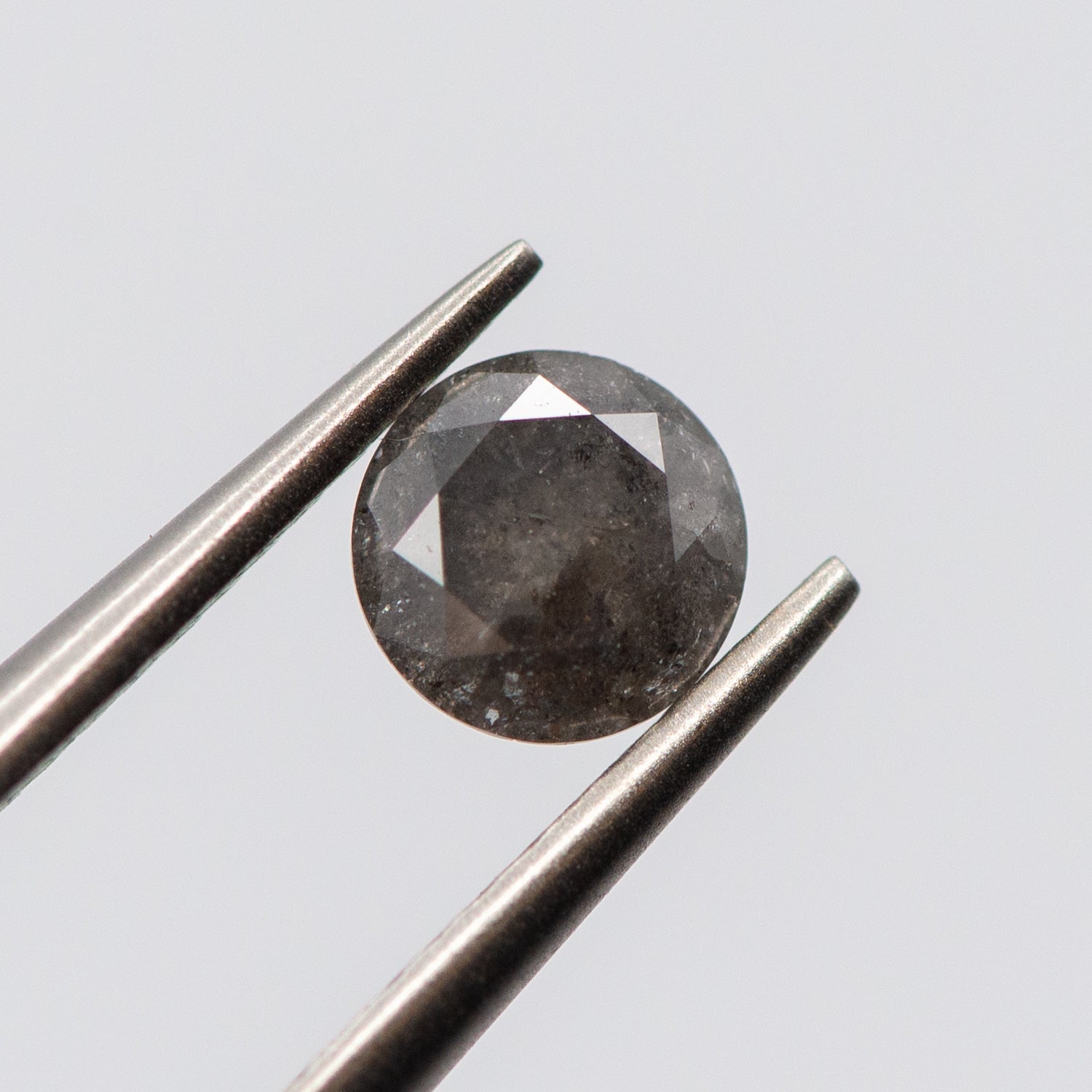 0.52ct Round Shaped Loose Salt & Pepper Diamond Malleable Jewellers