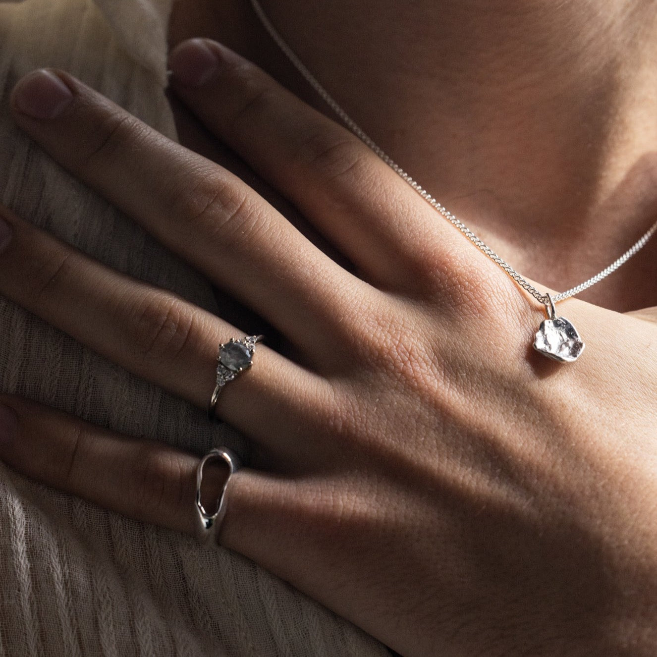 Reef Signet Ring in Fairmined Sterling Silver