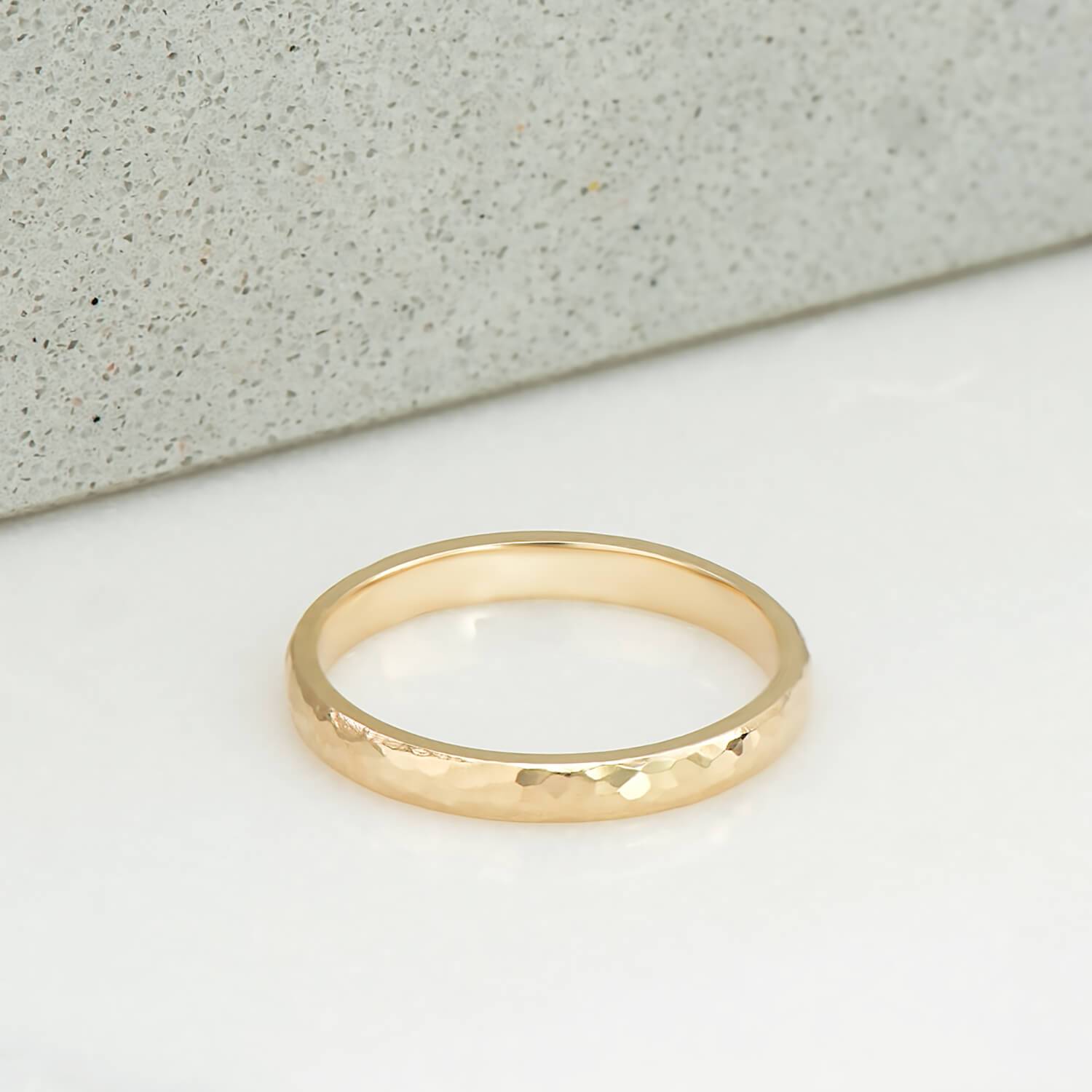 Dappled Ring in Yellow Gold - Malleable Jewellers