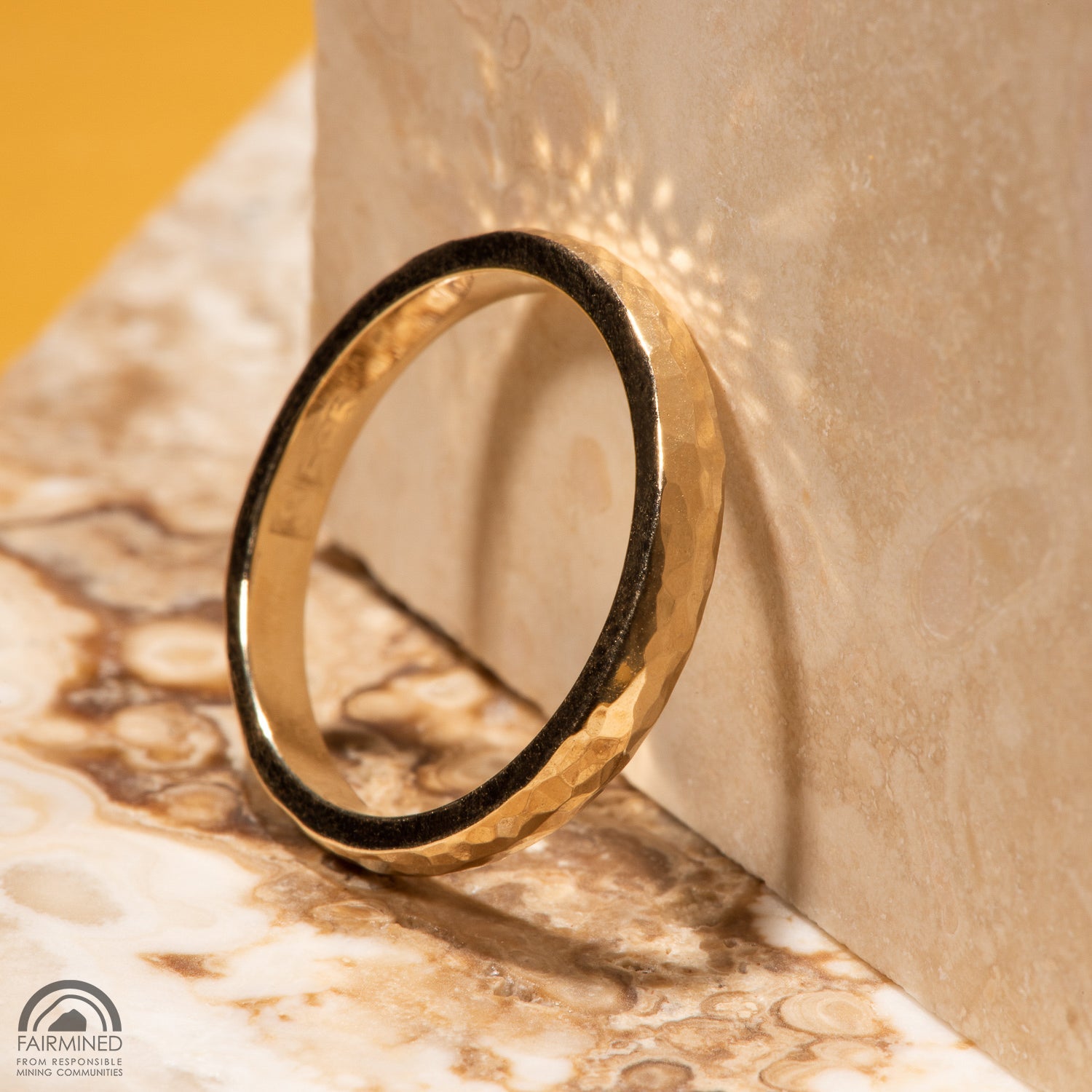 Dappled Ring with Fairmined Certified Gold - Malleable Jewellers