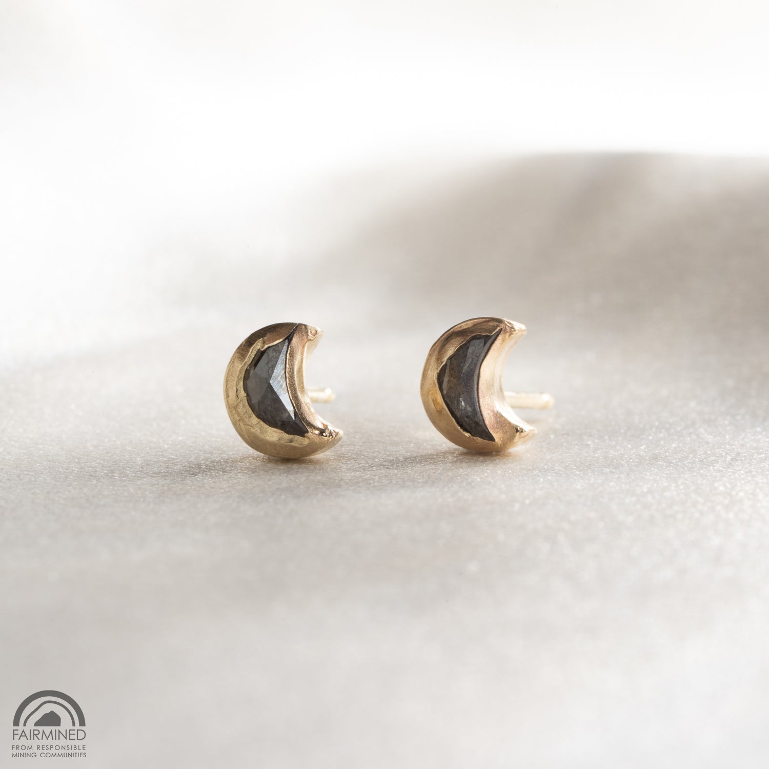 Dark Moon Studs - Malleable