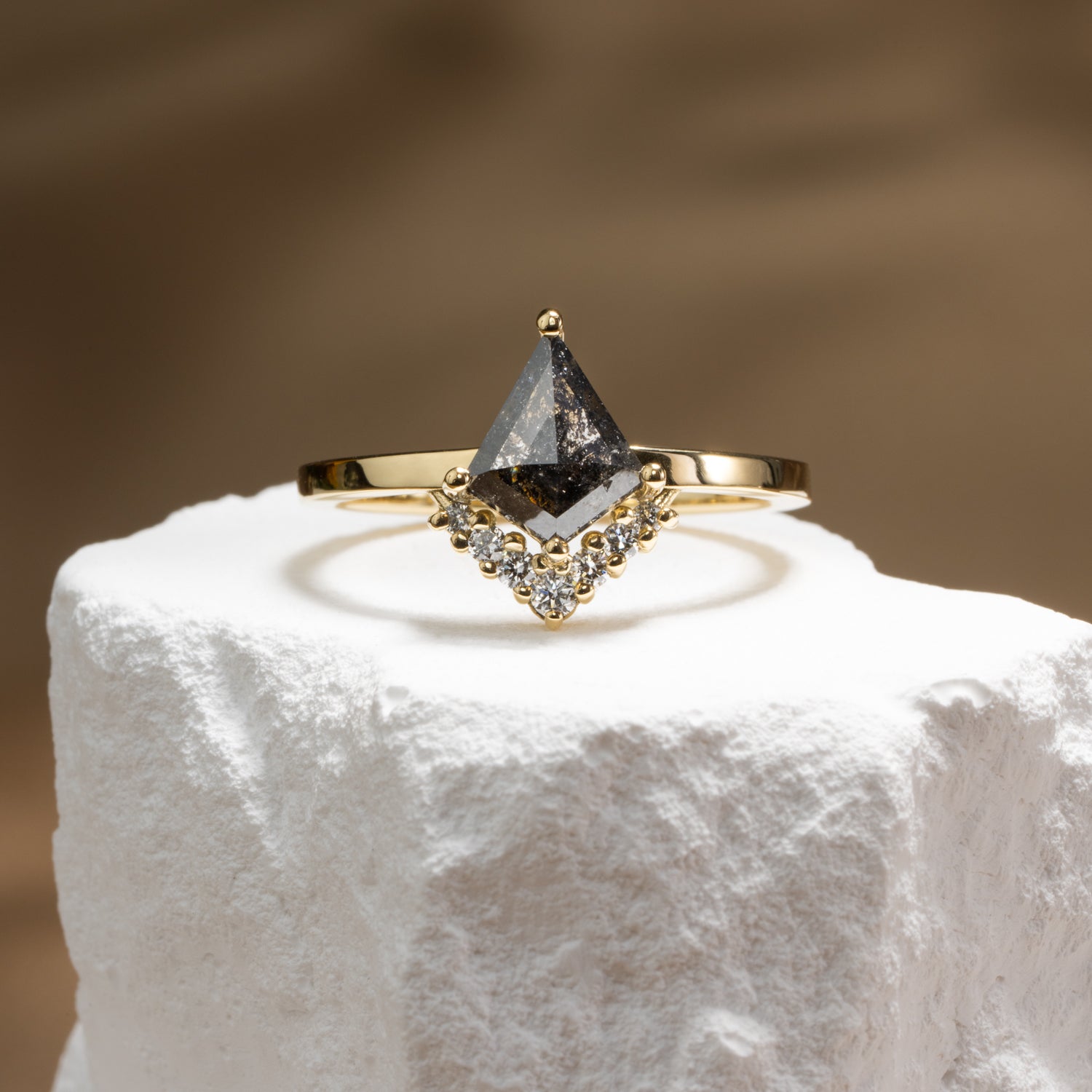 Embellished Kite Chevron Ring - Malleable