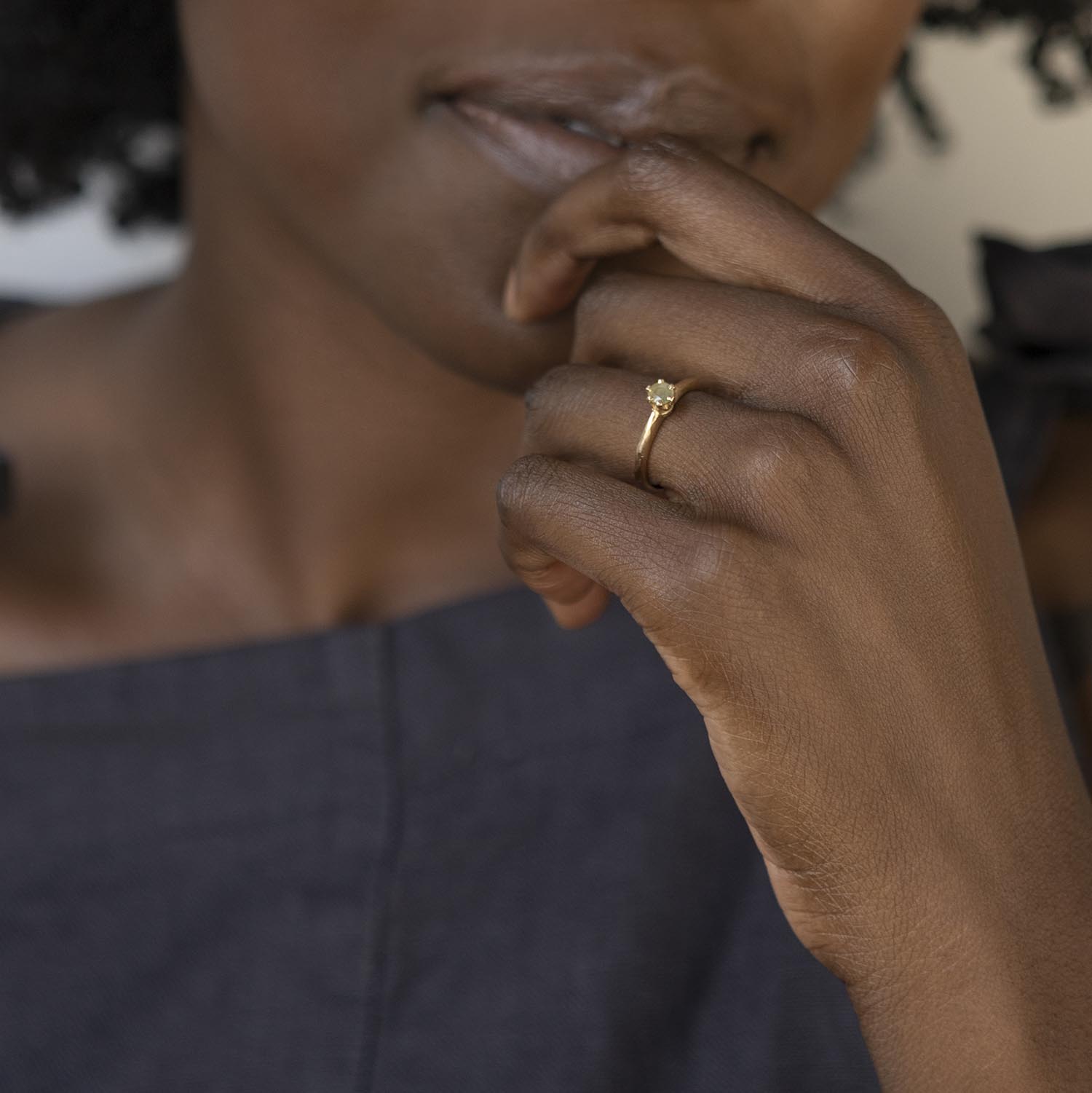 Evergreen Ring in Yellow Gold - Malleable Jewellers