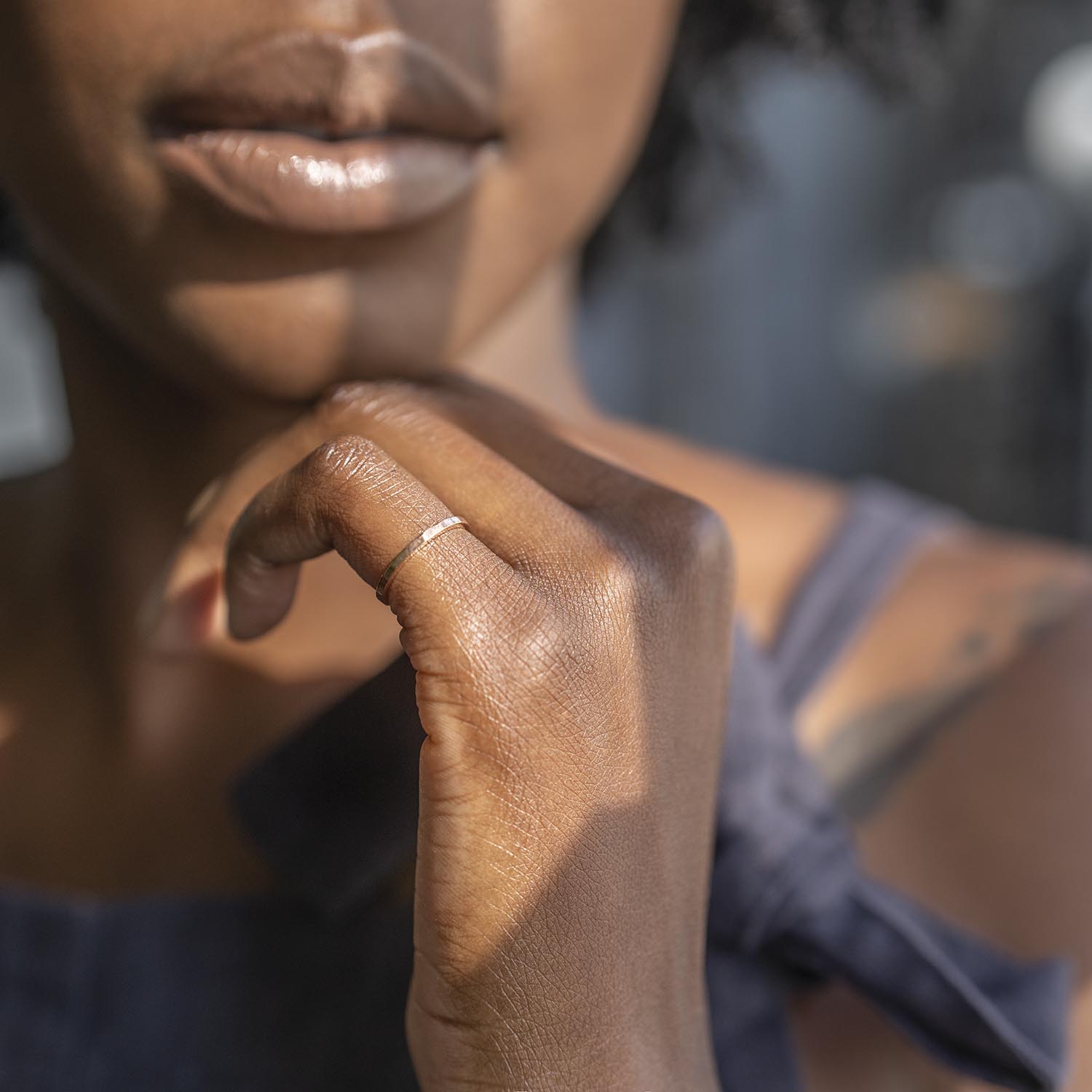 Flash Stacker in Rose Gold - Malleable Jewellers