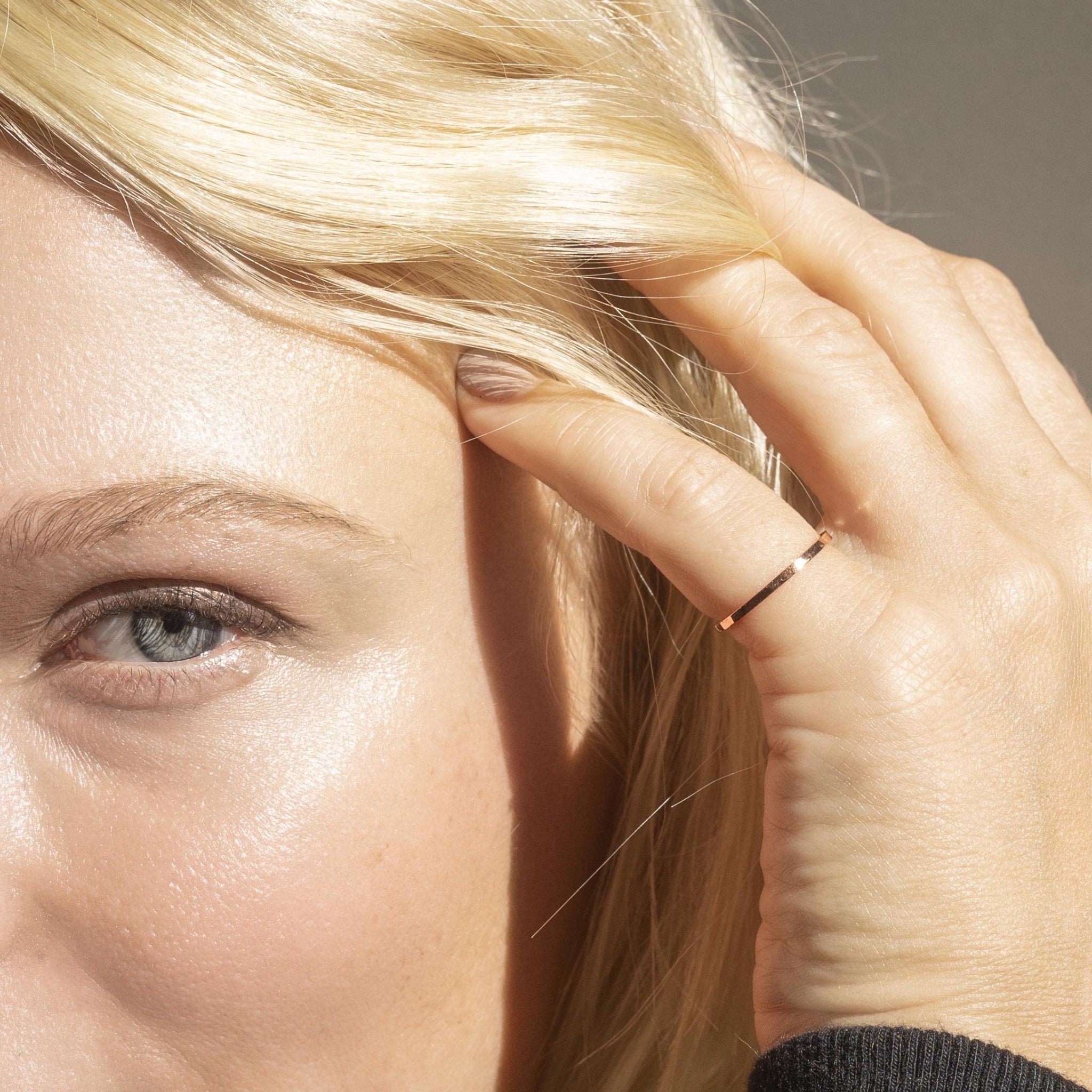 Flash Stacker in Rose Gold - Malleable Jewellers