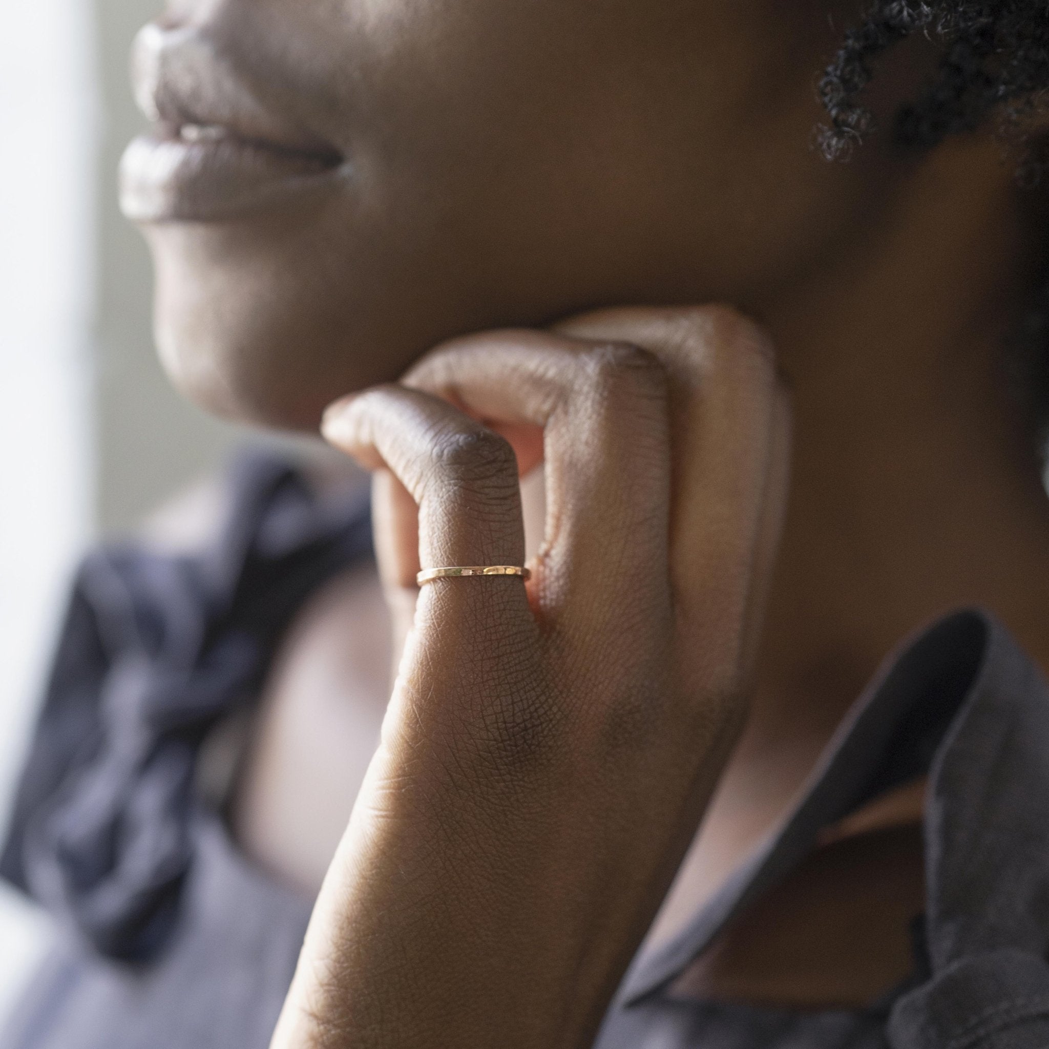 Flash Stacker in Yellow Gold - Malleable Jewellers