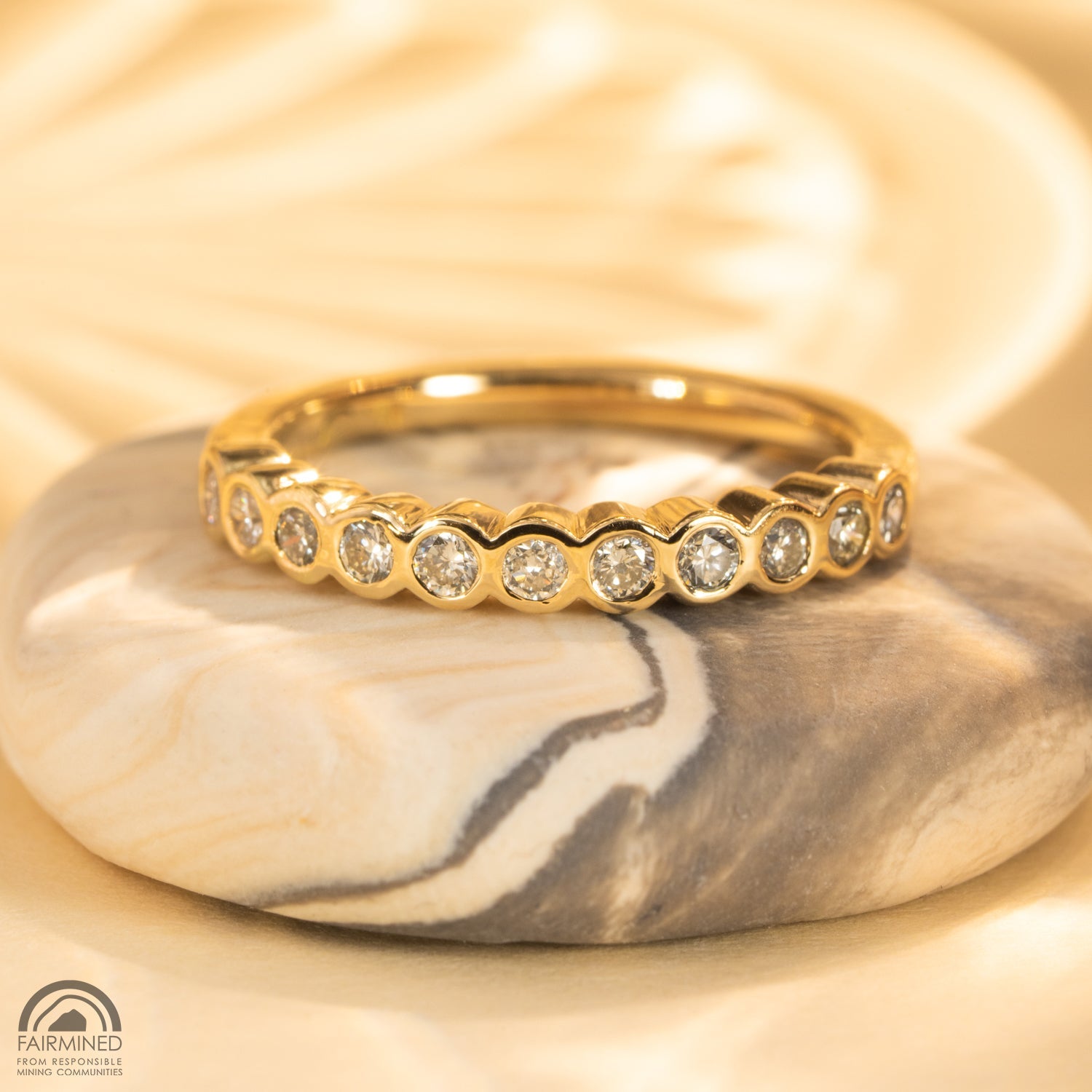 Flawless Eternity in Fairmined Certified Gold - Malleable Jewellers