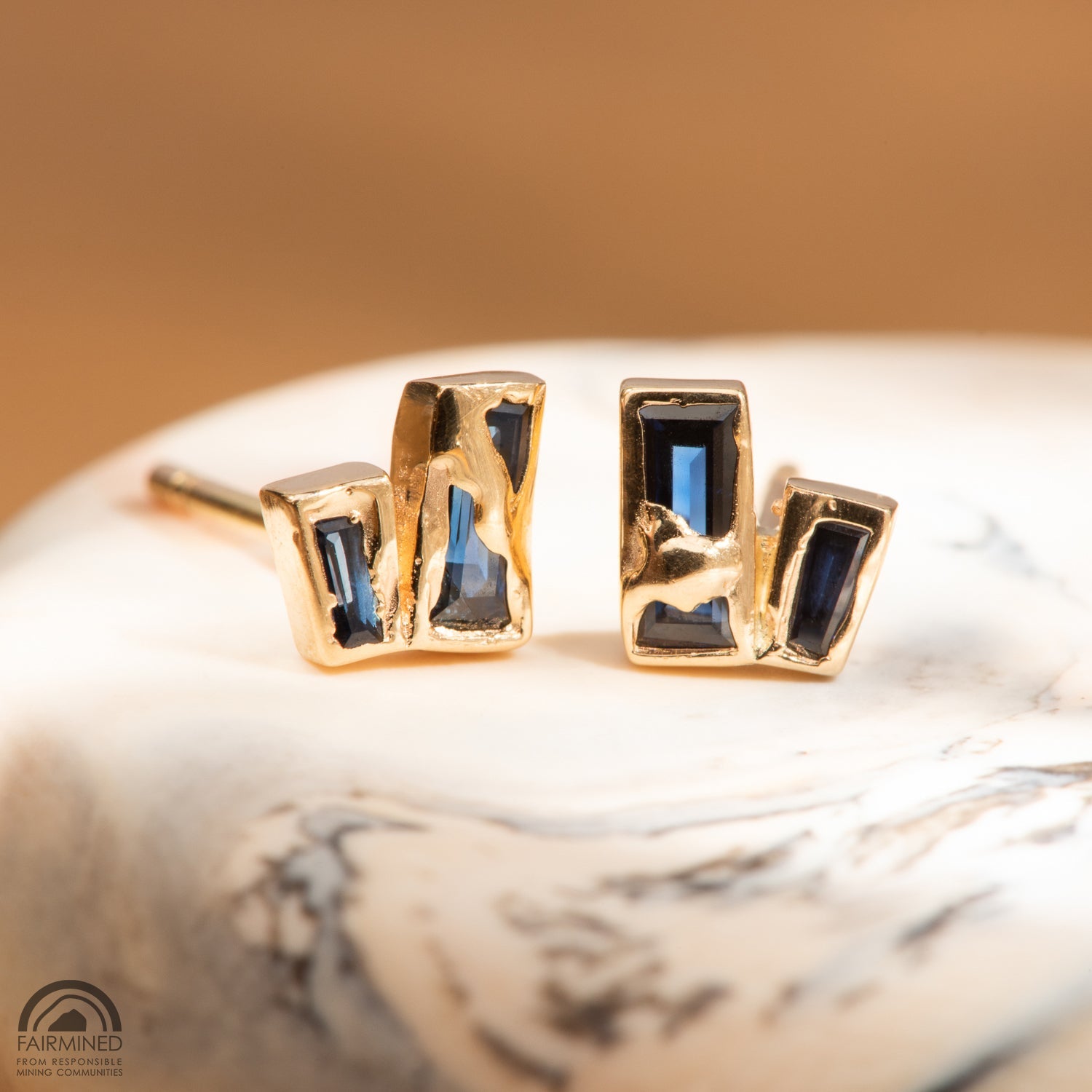 Hieroglyph Studs - Malleable Jewellers