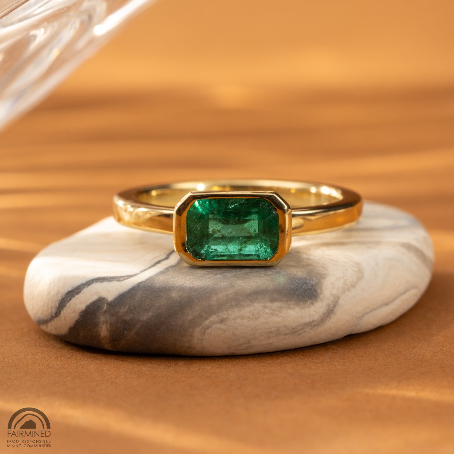 Latitude Emerald Ring | Malleable Jewellers