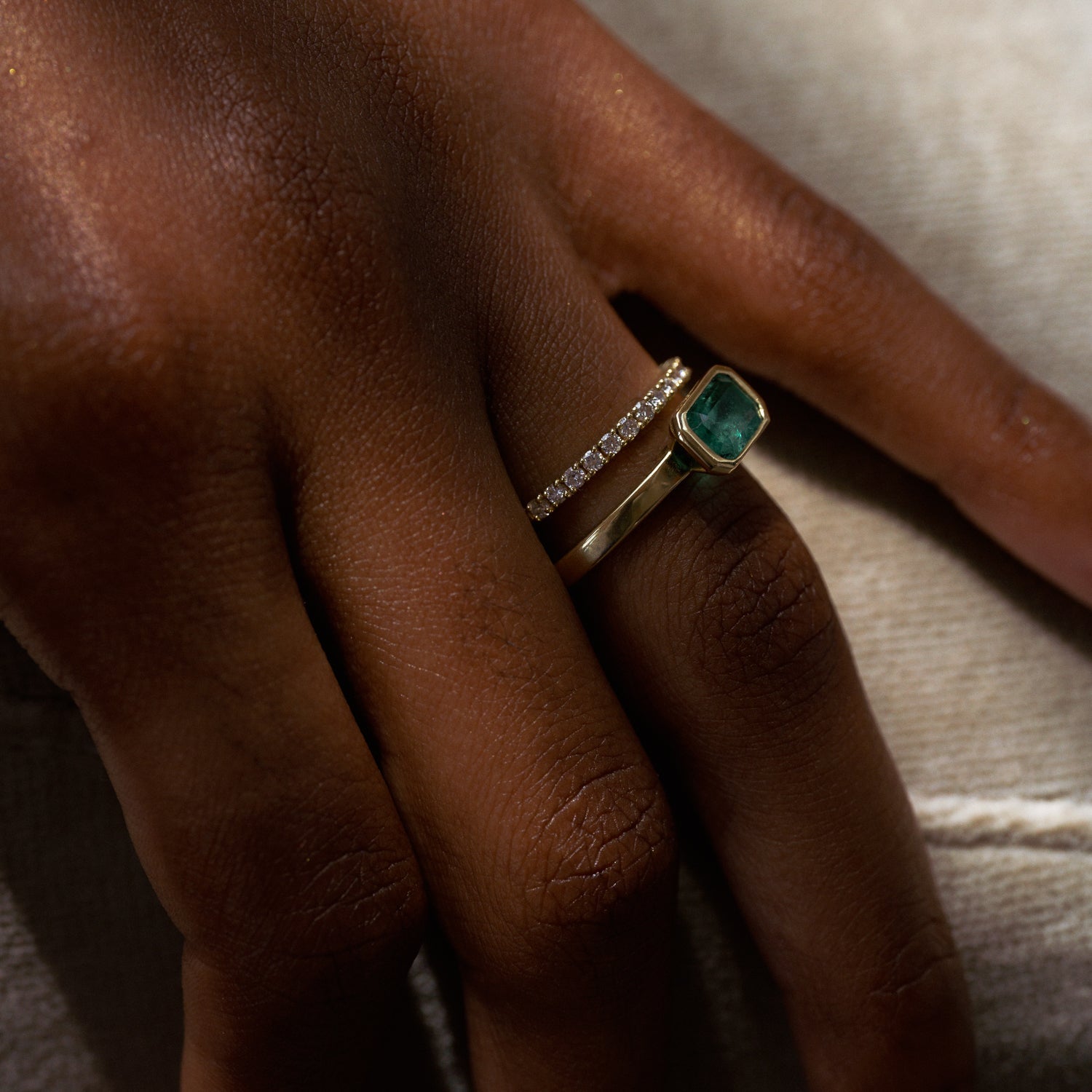 Latitude Emerald Ring - Malleable Jewellers