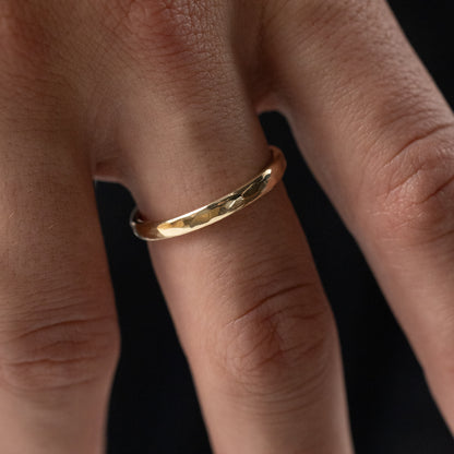 Dappled Ring in Yellow Gold
