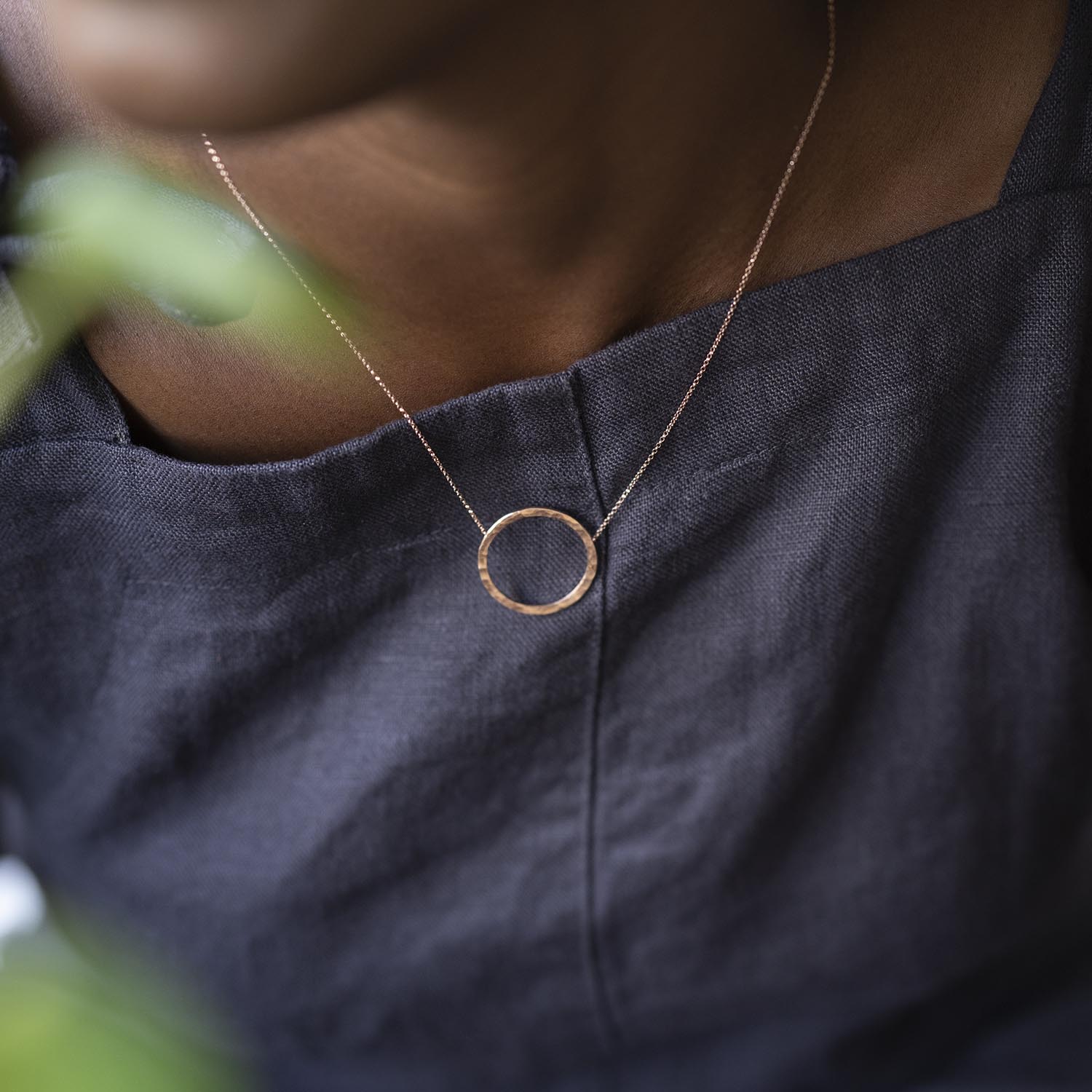 Orbit Necklace in Rose Gold - Malleable Jewellers