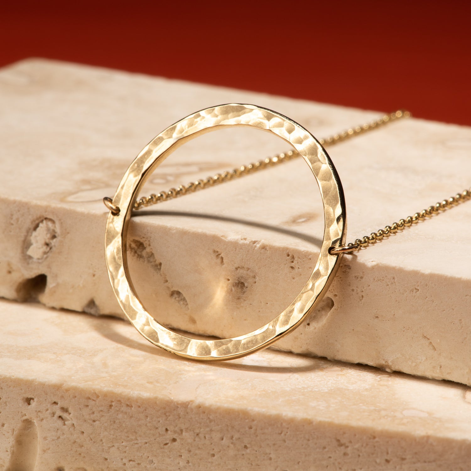 Orbit Necklace in Yellow Gold