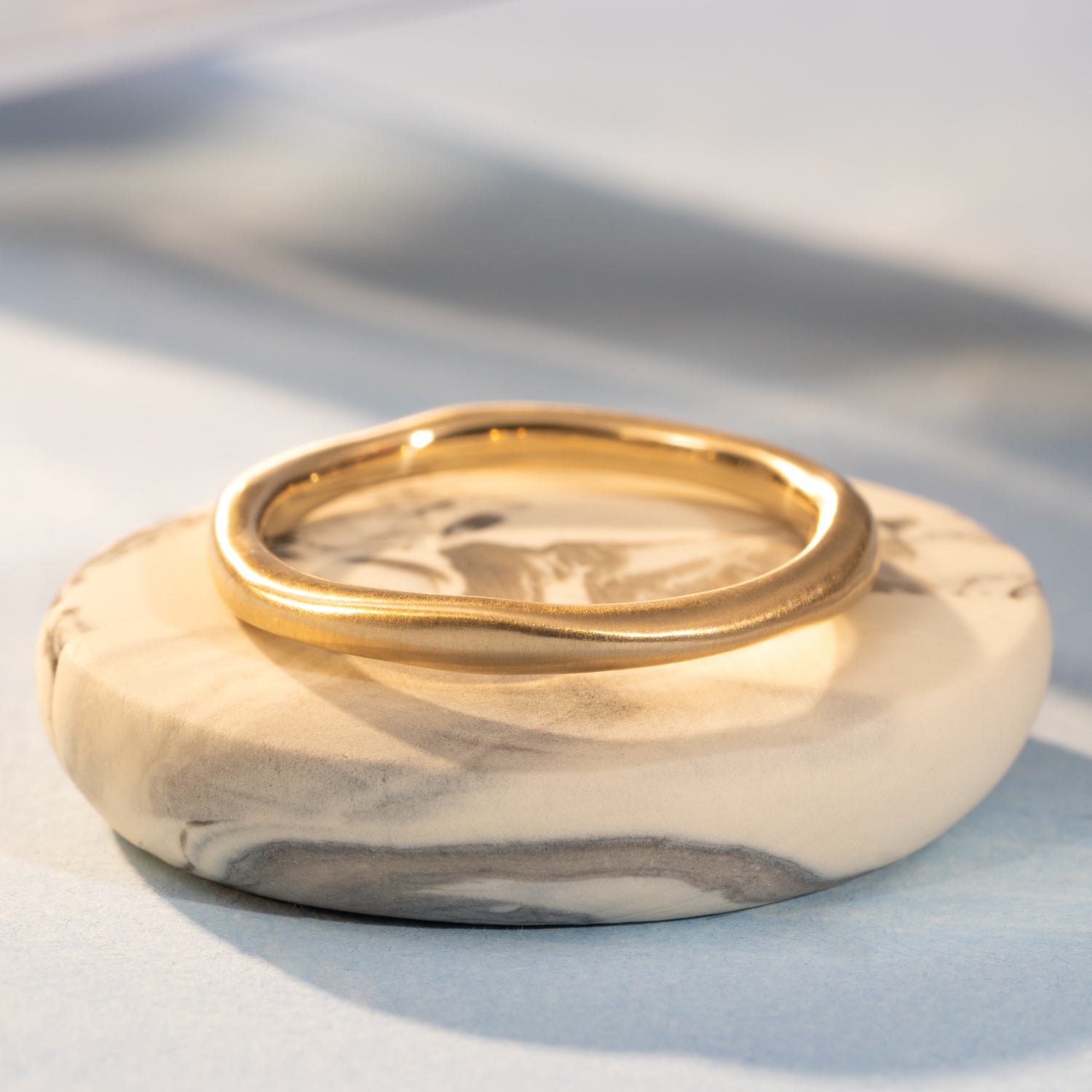 Recycled Yellow Gold Organic Ring