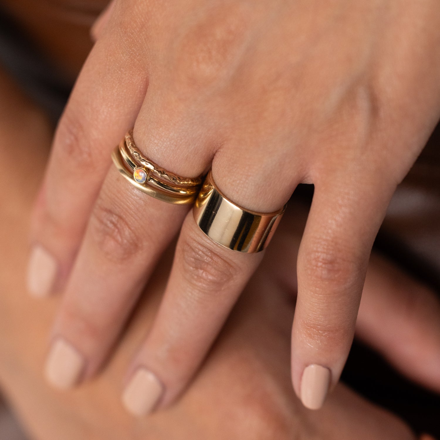 Organic Ring in Yellow Gold - Malleable Jewellers