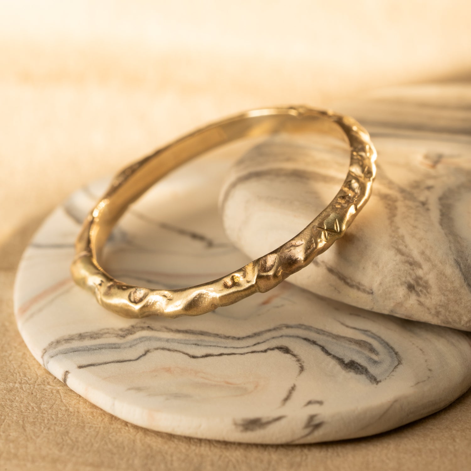 Pillar Ring with Fairmined Certified Gold - Malleable Jewellers