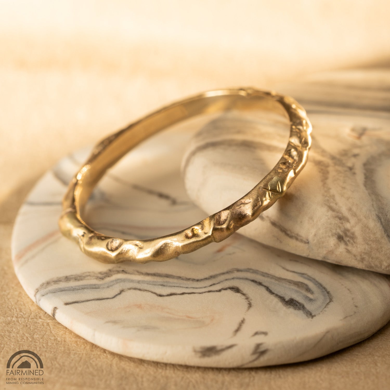 Fairmined Certified Gold Pillar Ring