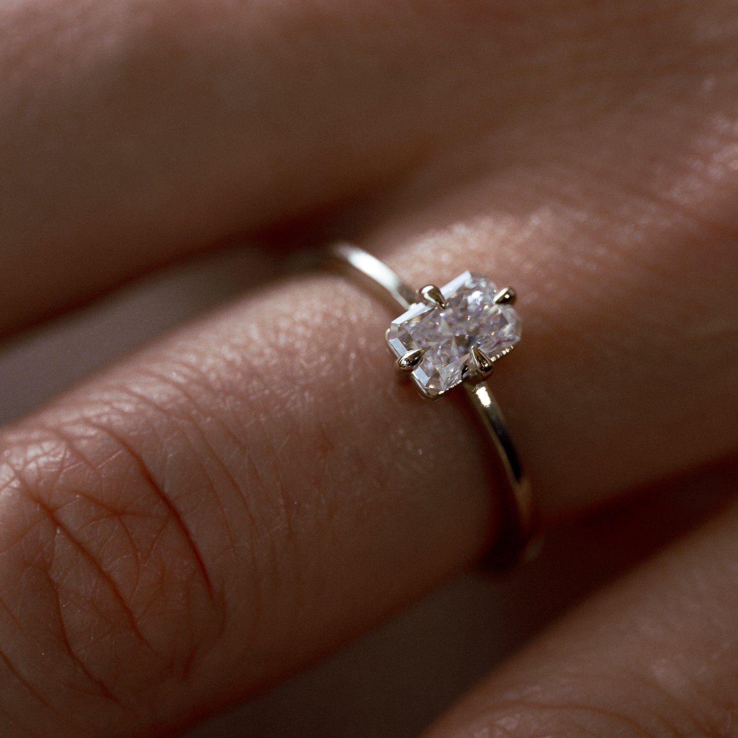 Radiant Diamond Solitaire - Malleable Jewellers