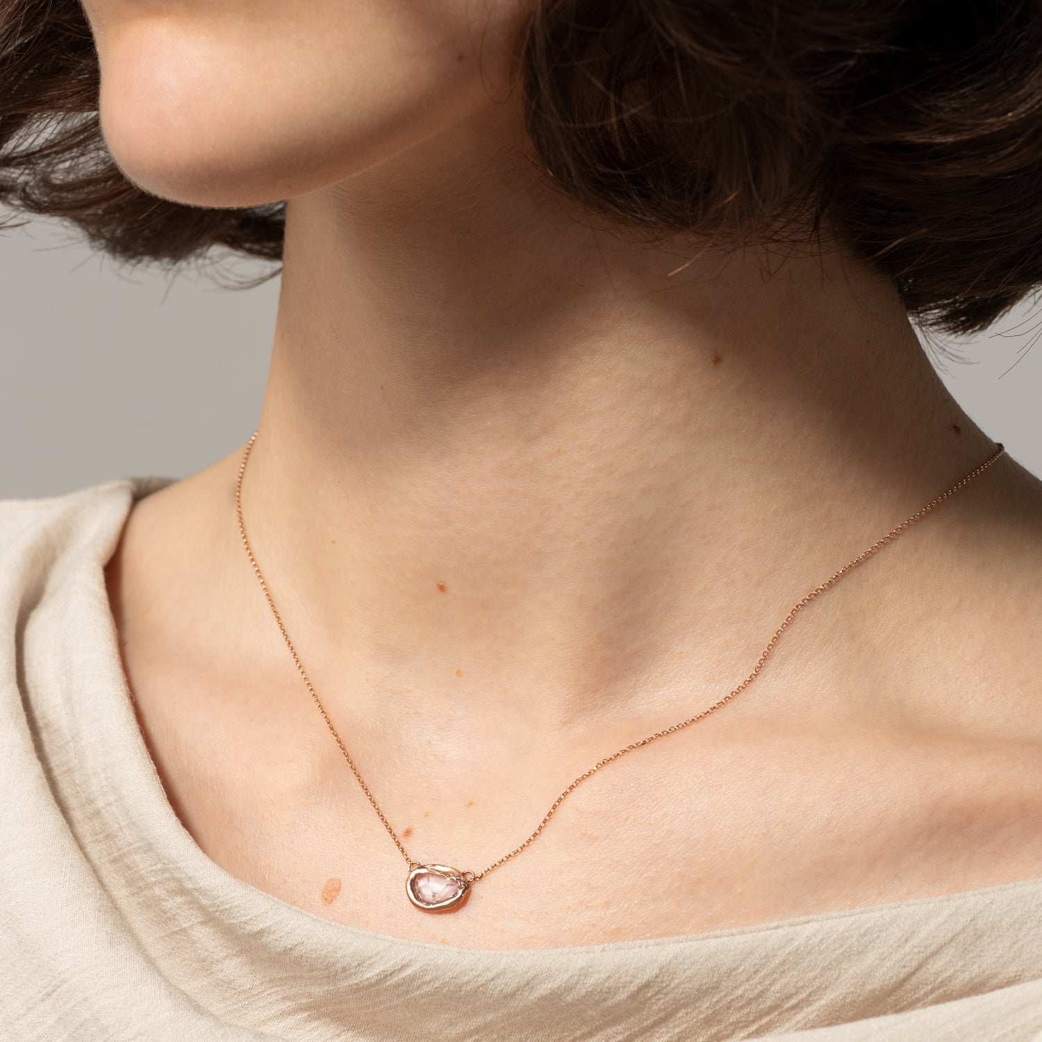 Sakura Sapphire Necklace - Malleable