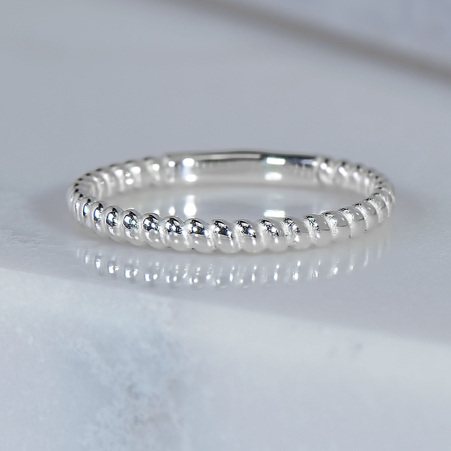 Spiral Ring in Sterling Silver - Malleable Jewellers