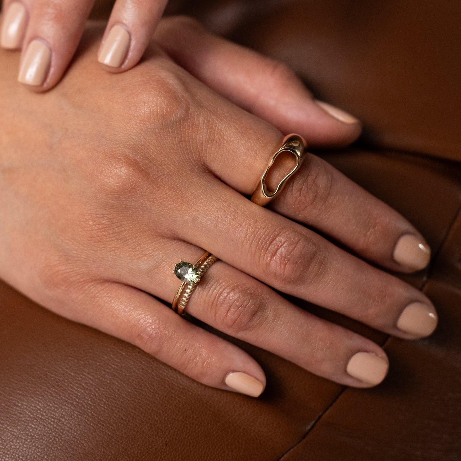 Spiral Ring in Yellow Gold - Malleable Jewellers