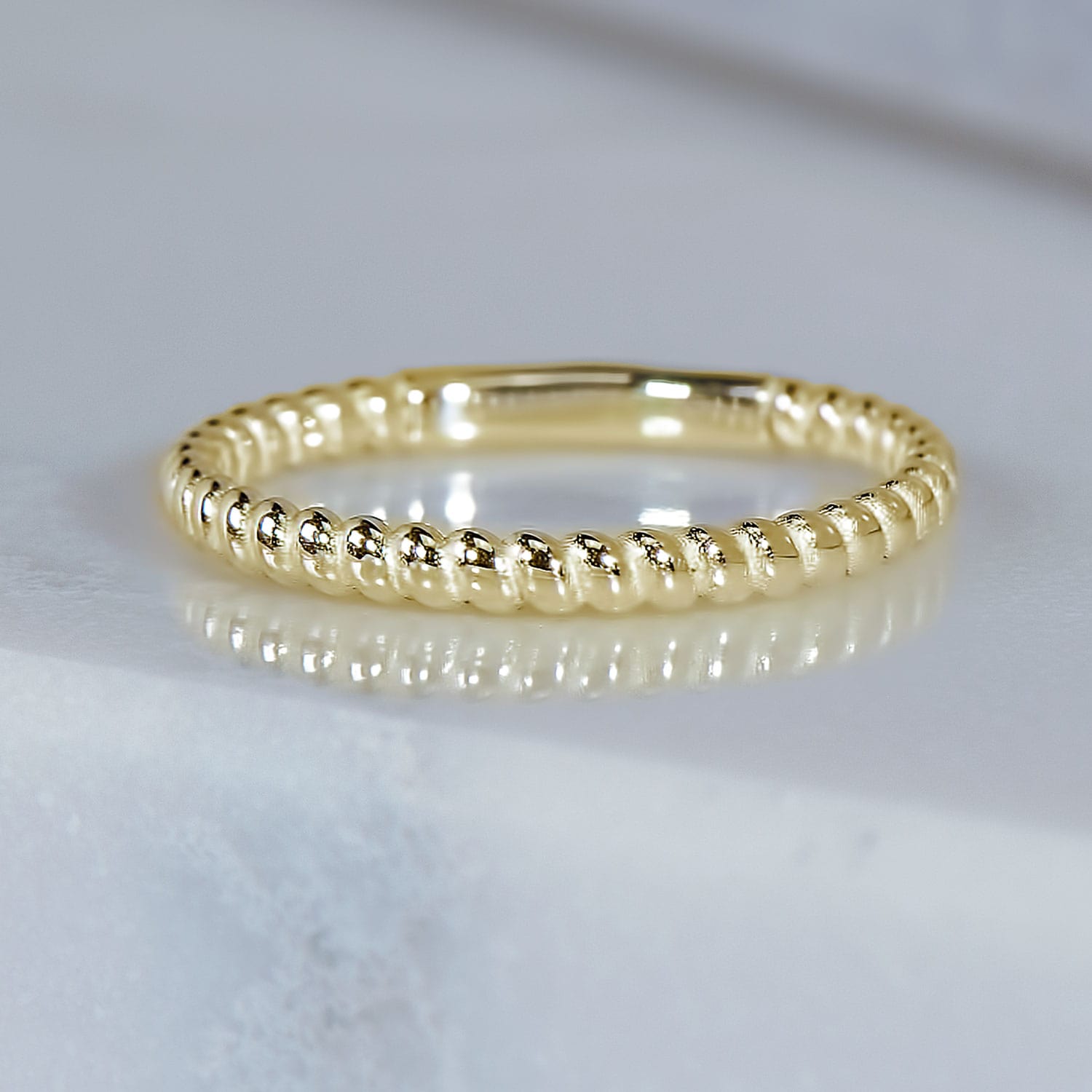 Spiral Ring in Yellow Gold - Malleable Jewellers