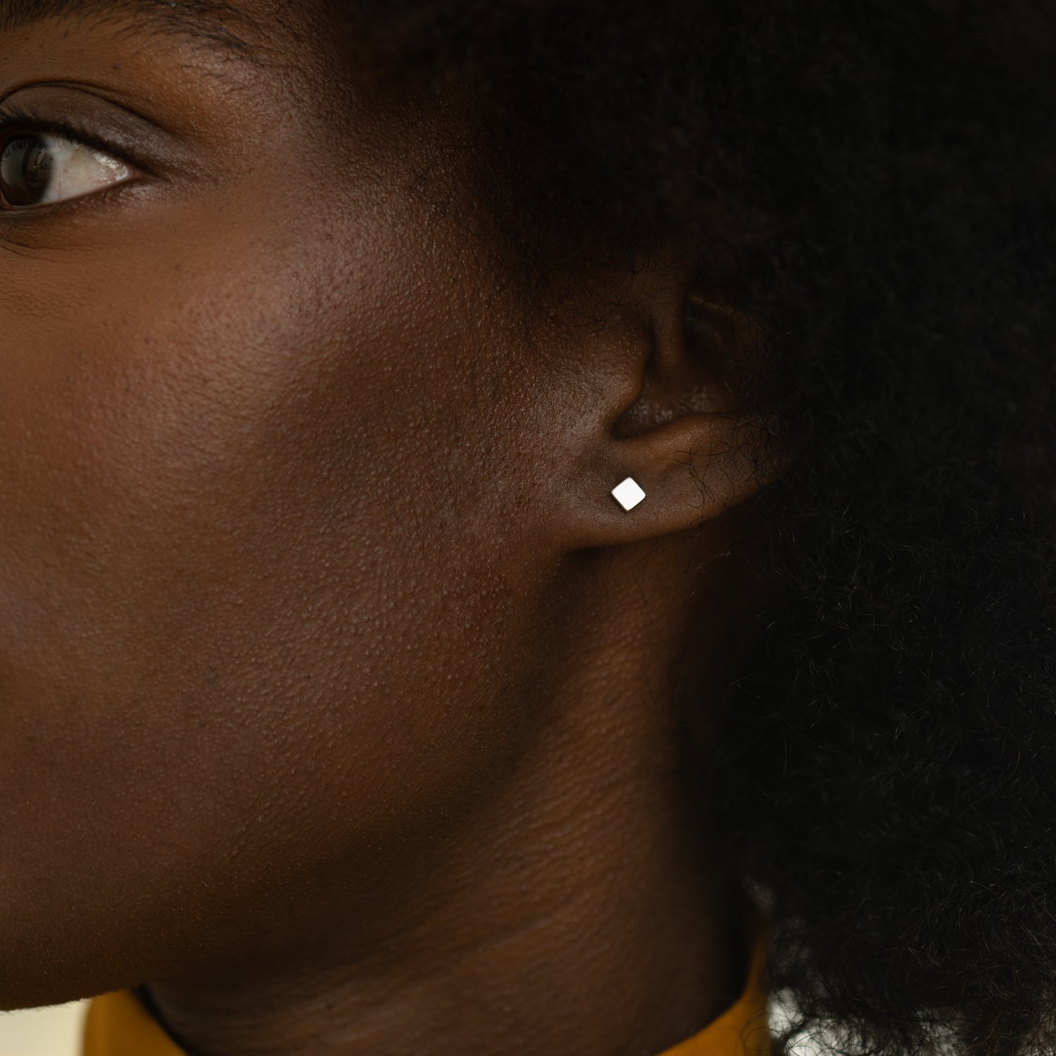 Square Studs in Sterling Silver