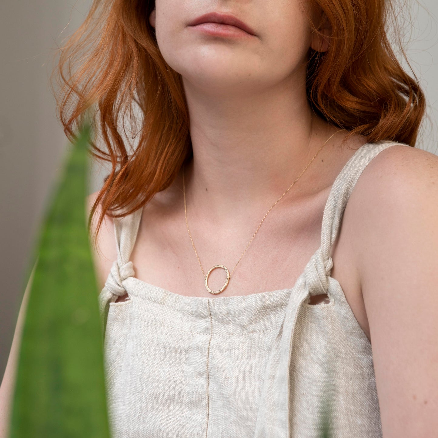 Orbit Necklace in Yellow Gold