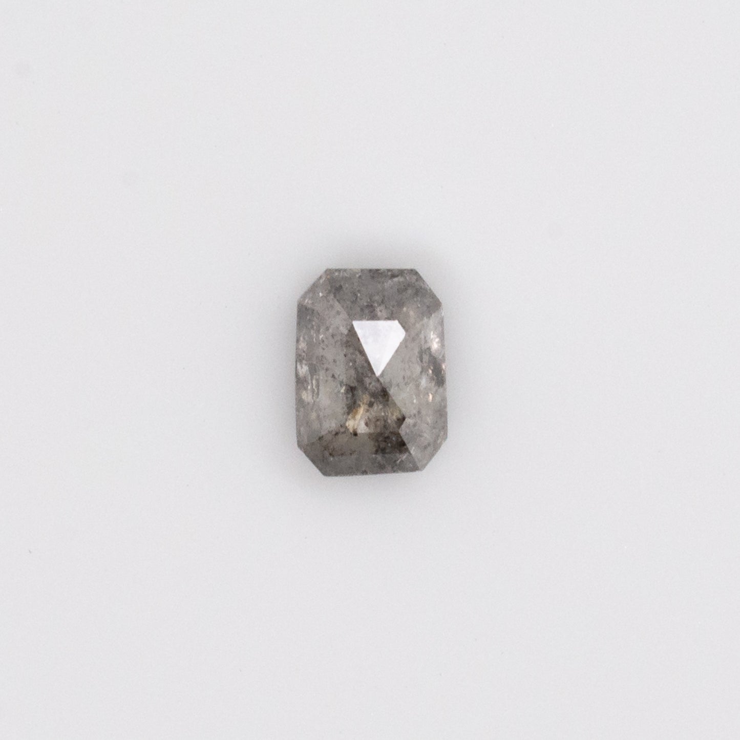 1.06ct Emerald Shaped Loose Salt & Pepper Diamond