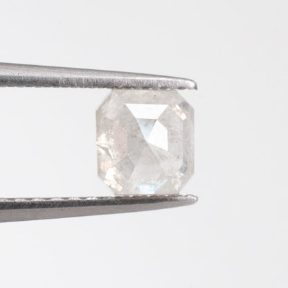 0.84ct Emerald Shaped Loose Salt & Pepper Diamond