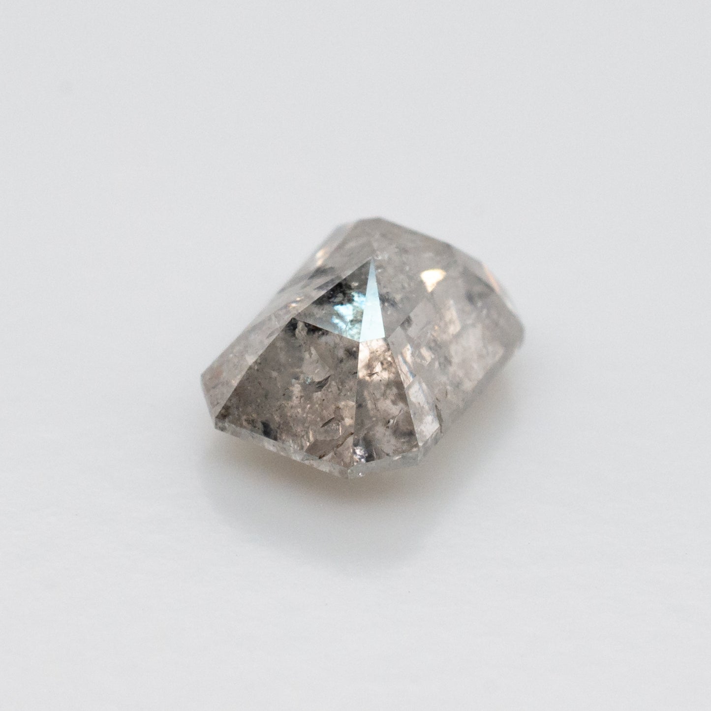 0.99ct Emerald Shaped Loose Salt & Pepper Diamond