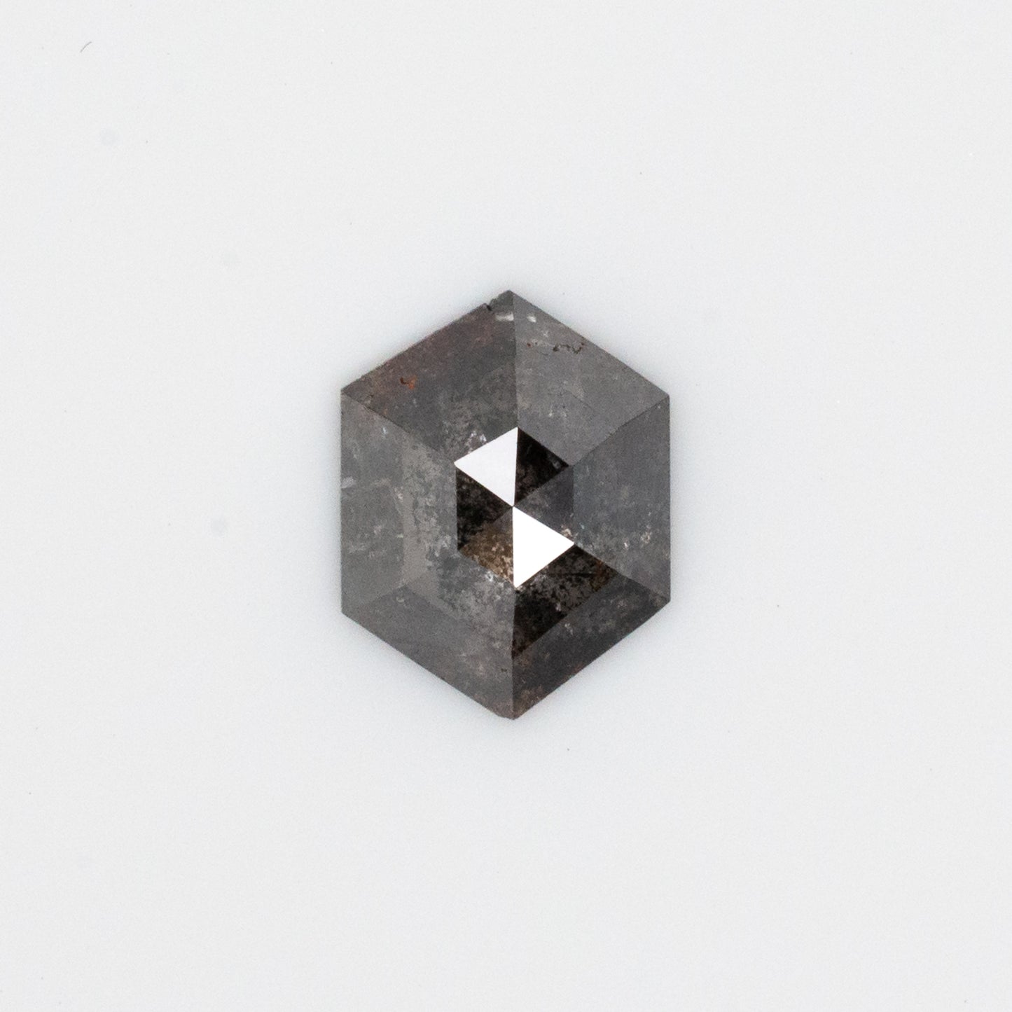 1.14ct Hexagon Shaped Loose Salt & Pepper Diamond