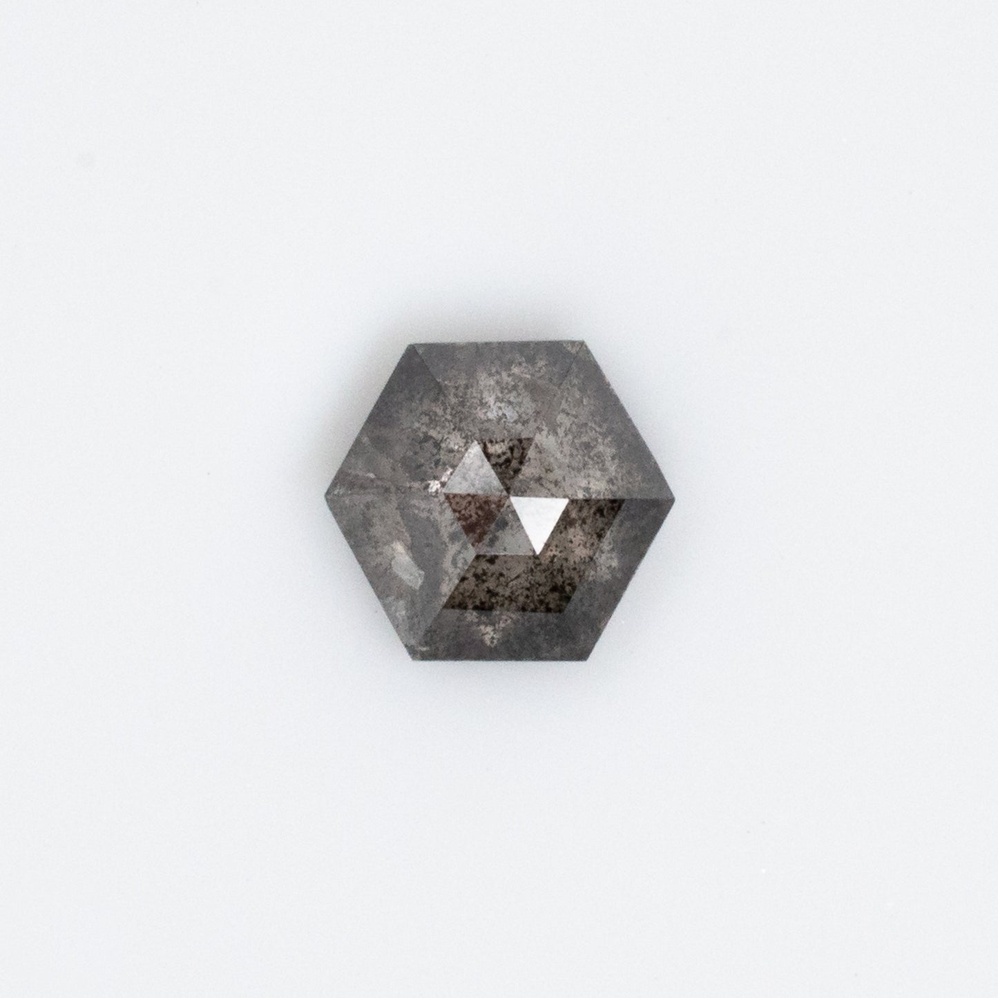 0.97ct Hexagon Shaped Loose Salt & Pepper Diamond