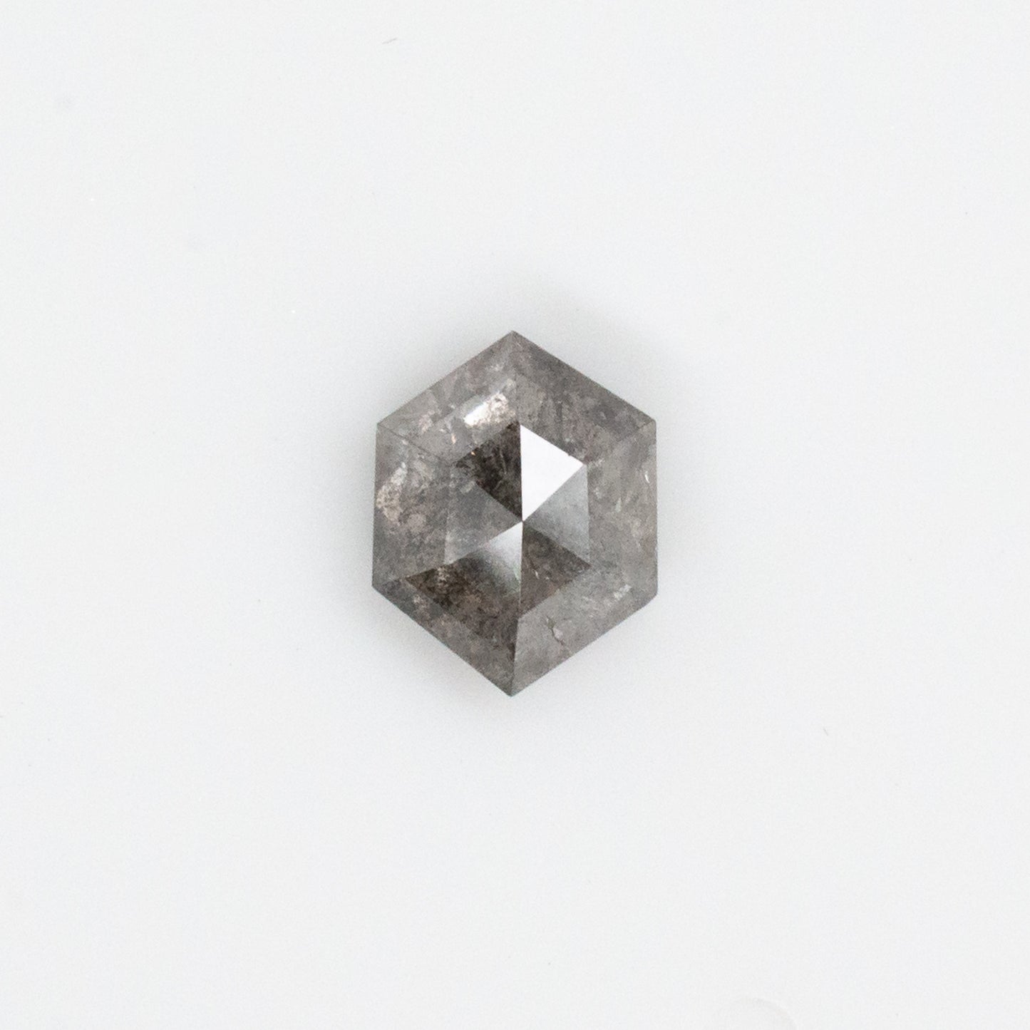 1.06ct Hexagon Shaped Loose Salt & Pepper Diamond