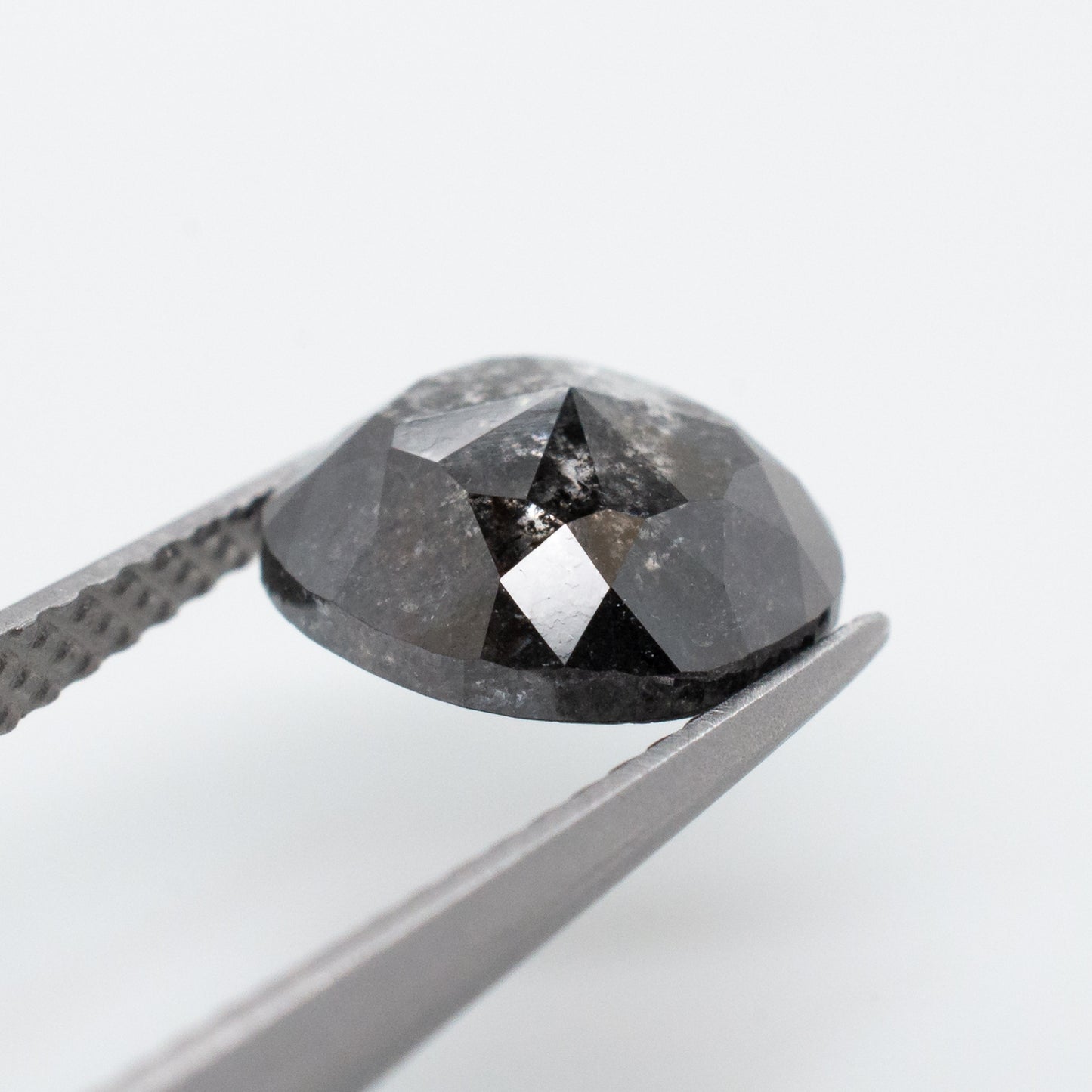 1.68ct Oval Shaped Loose Salt & Pepper Diamond