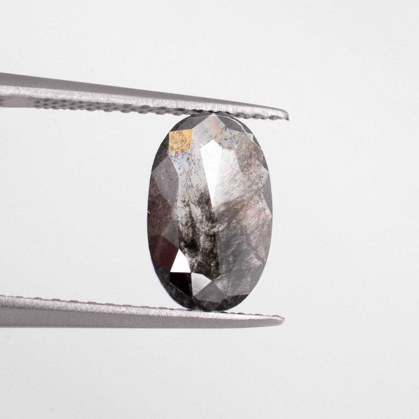 1.18ct Oval Shaped Loose Salt & Pepper Diamond
