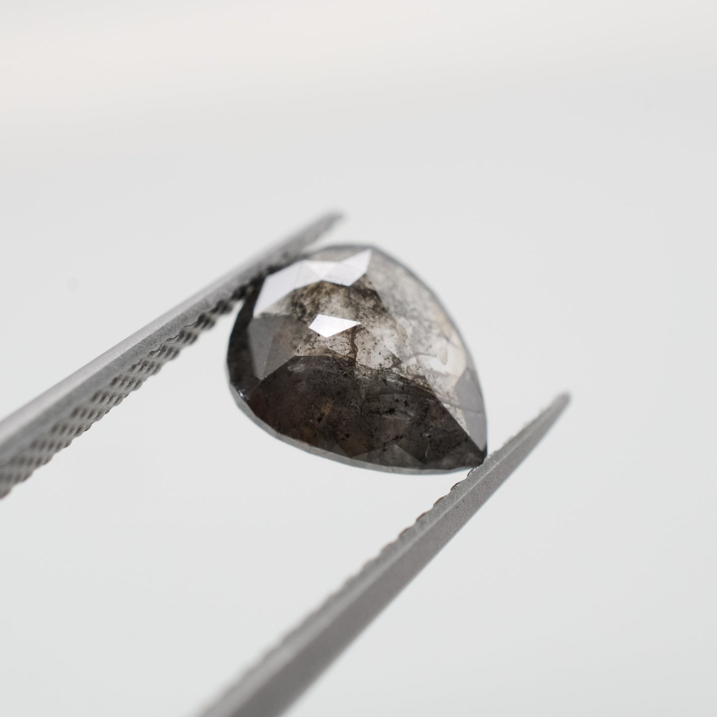 1.50ct Pear Shaped Loose Salt & Pepper Diamond