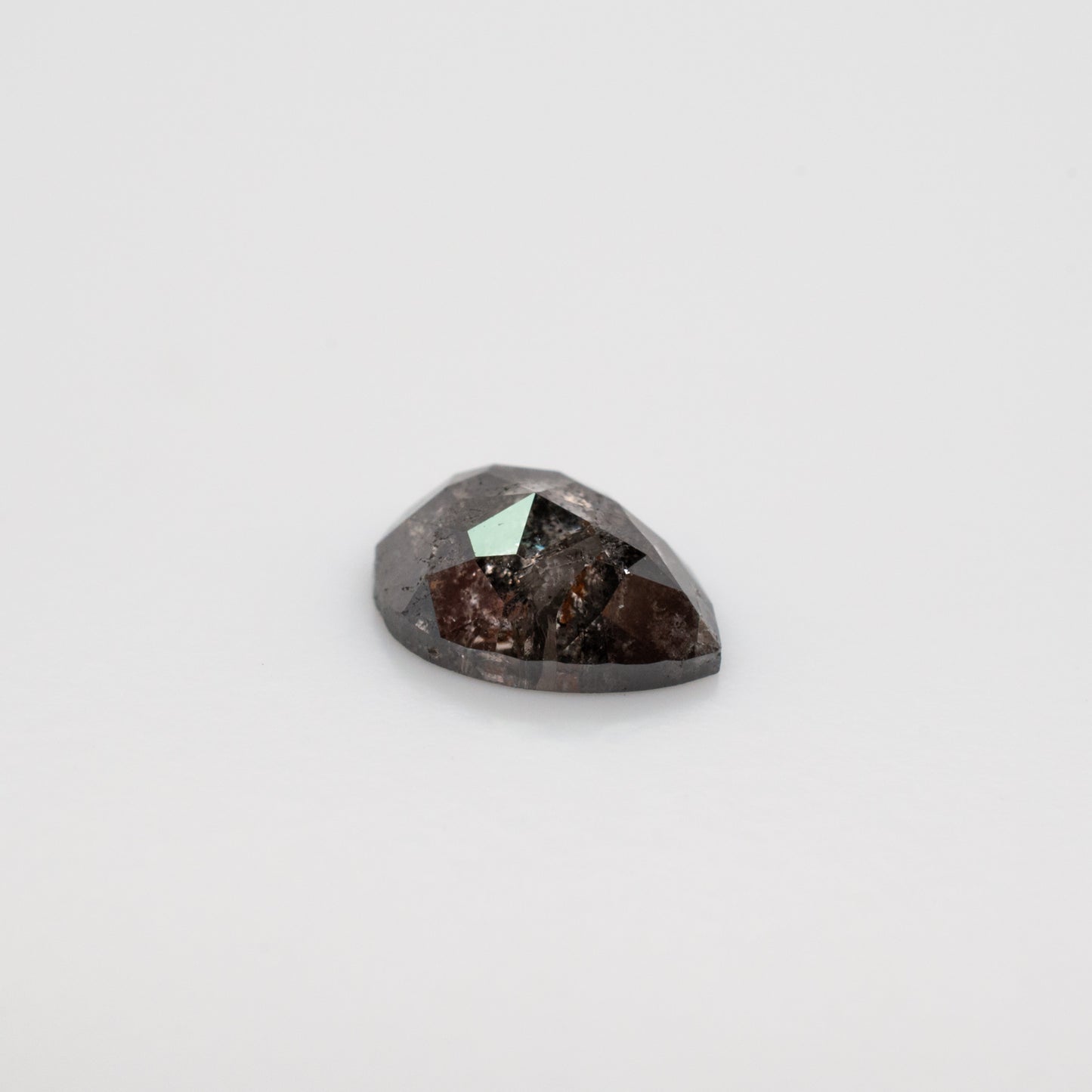 1.15ct Pear Shaped Loose Salt & Pepper Diamond