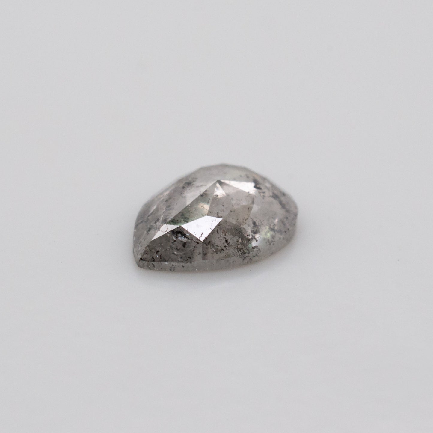0.63ct Pear Shaped Loose Salt & Pepper Diamond