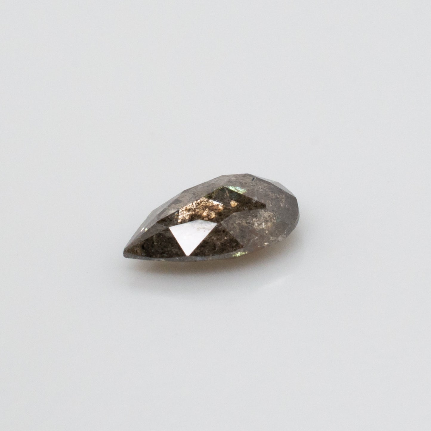 0.70ct Pear Shaped Loose Salt & Pepper Diamond
