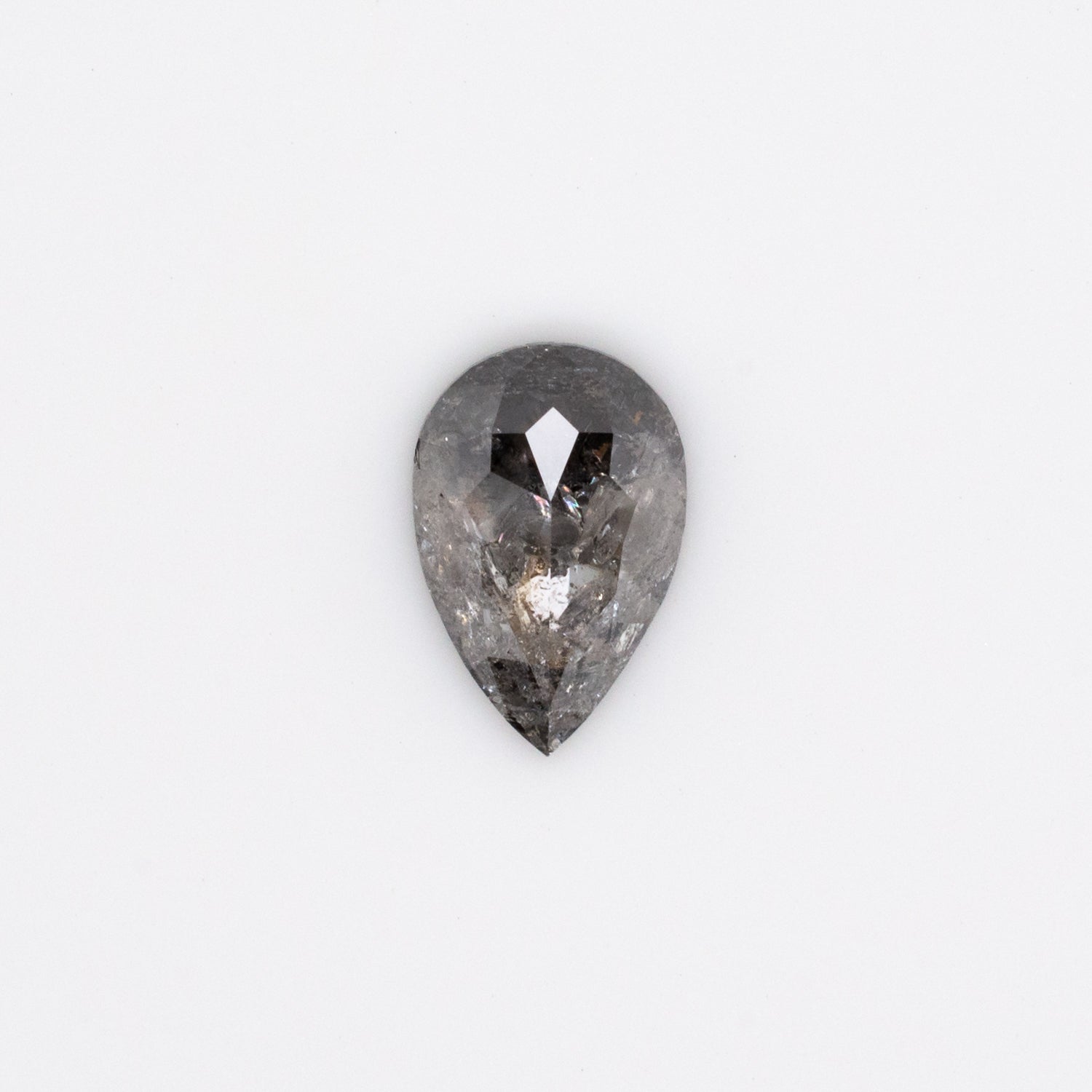 1.03ct Pear Shaped Loose Salt & Pepper Diamond