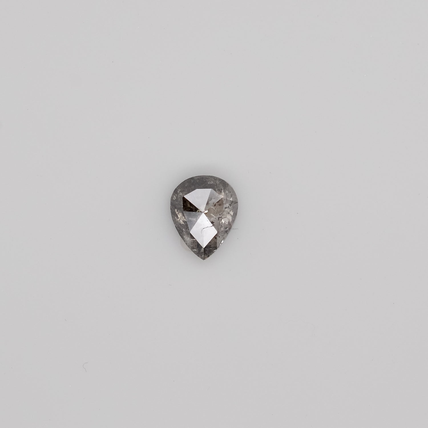 1.27ct Pear Shaped Loose Salt & Pepper Diamond